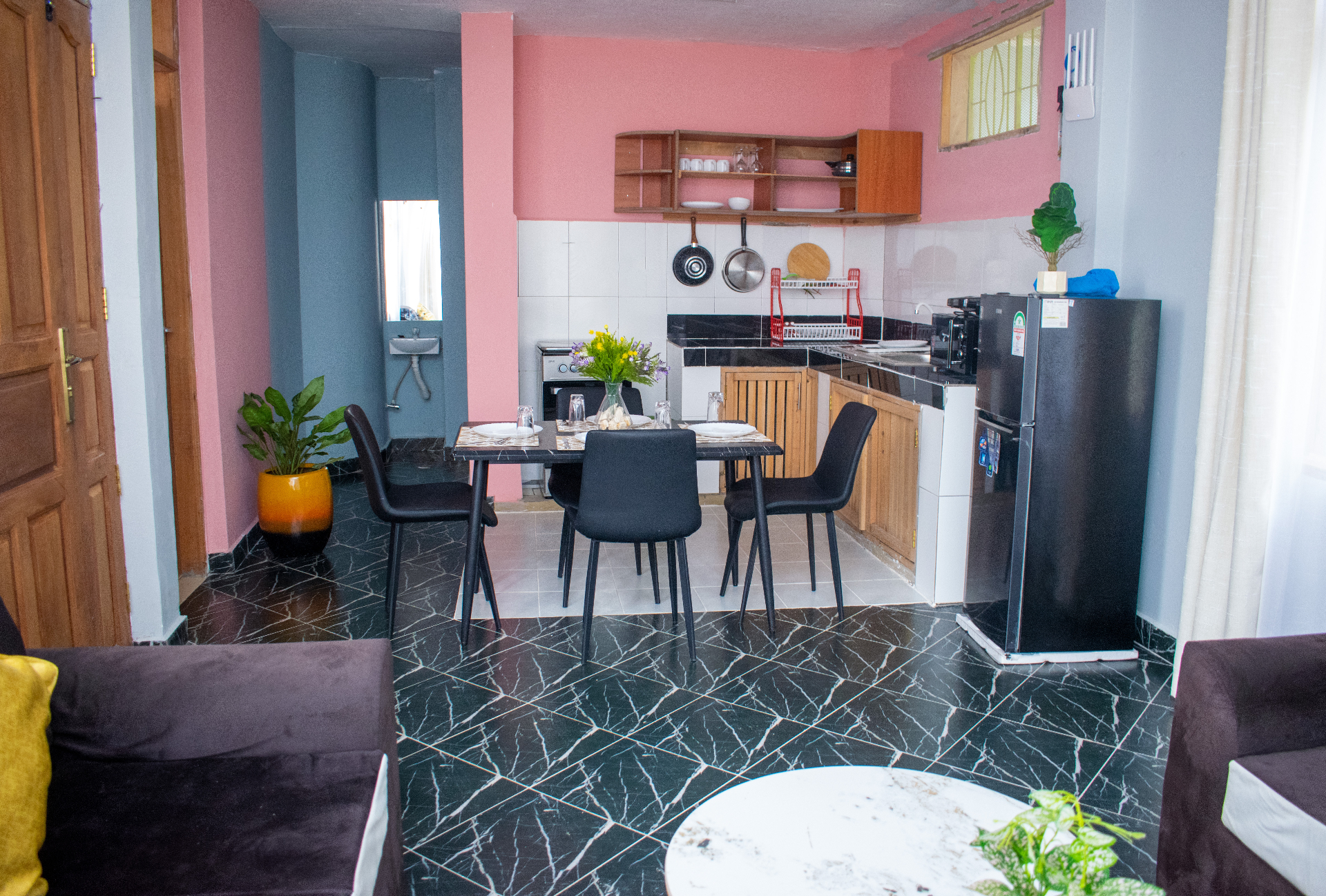 2 bedroom villa kitchen and dining